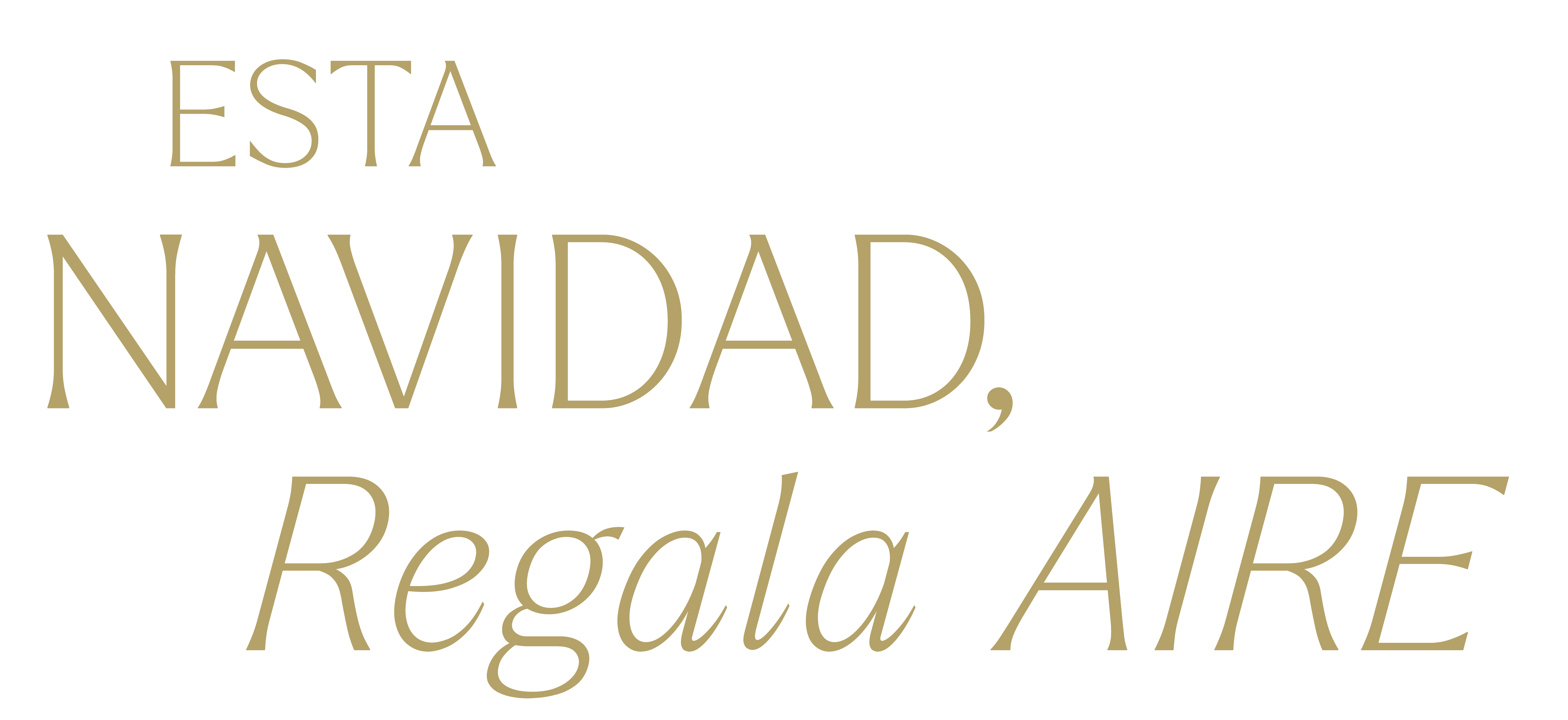 Esta navidad, regala aire